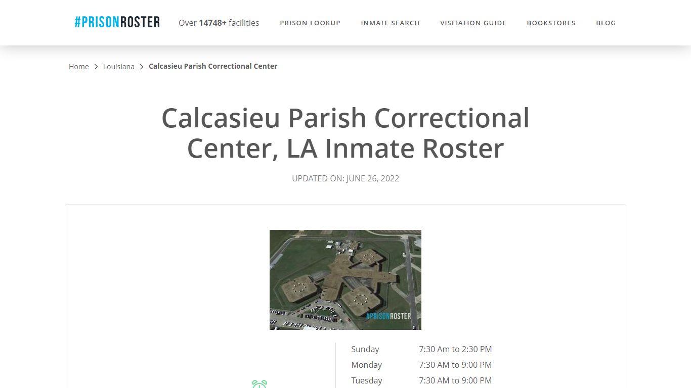 Calcasieu Parish Correctional Center, LA Inmate Roster - Prisonroster